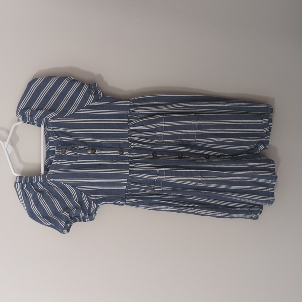 Old Navy toddler girls chambray striped toddler dress